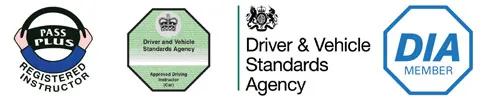 Driving association logos