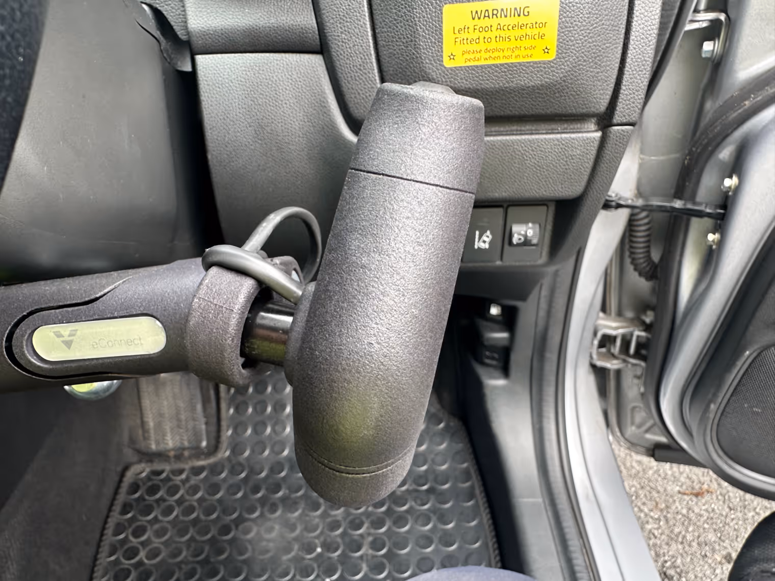 close up of controls